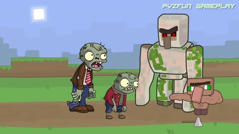 MINECRAFT vs Plant vs Zombies Complete Edition