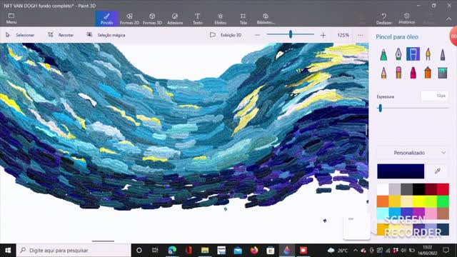 DRAWING IN PAINT 3D - INSPIRED BY VANGOGH