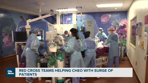 CHEO calls in the Red Cross to help with surge of patients