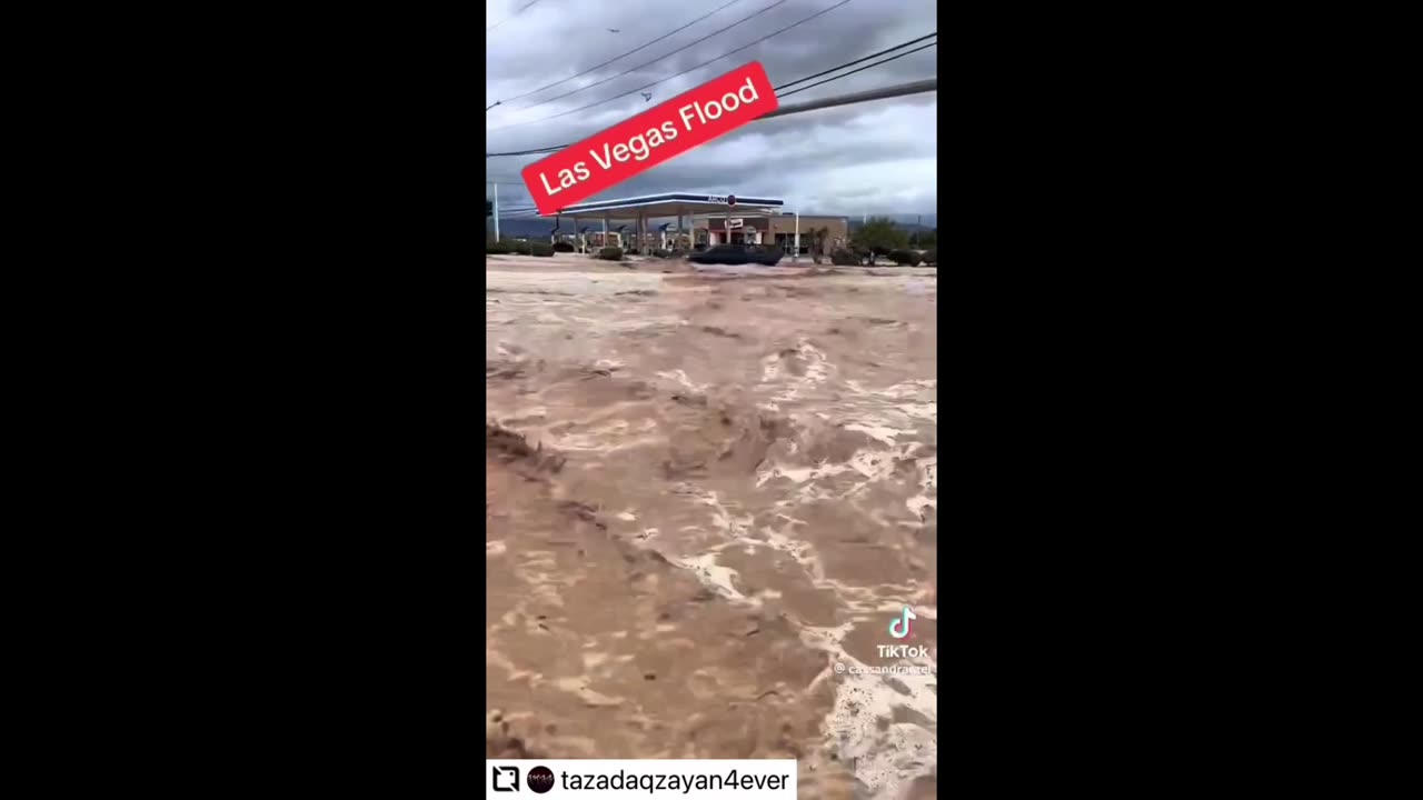 Las Vegas floods!…..💧💦🌫️💨