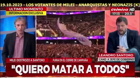 Milei en acto de VOX: "SOMOS SUPERIORES"