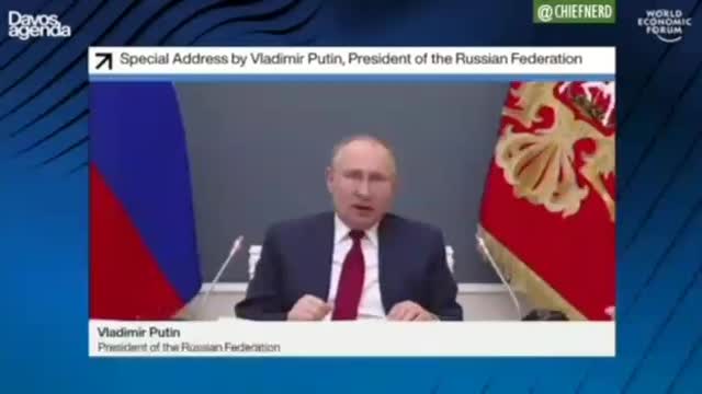 Putin is Not in Agreement With the WEF