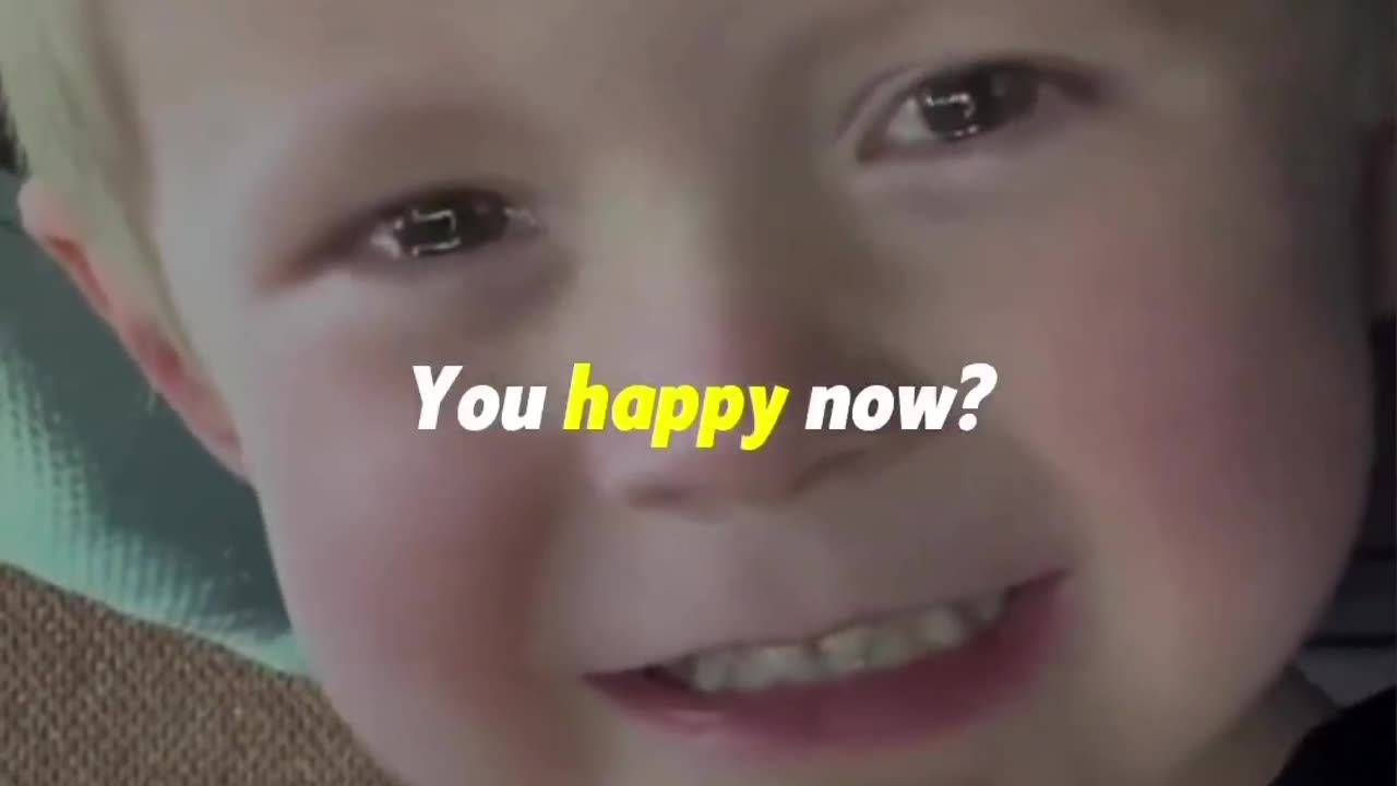 Innocence Unveiled: A Little Baby's Laughter Through Tears"