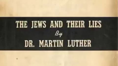 Martin Luther on the Jews