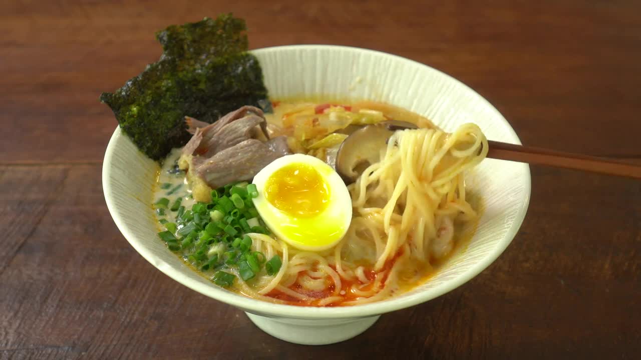 Asian Noodles, Miso Ramen Recipe