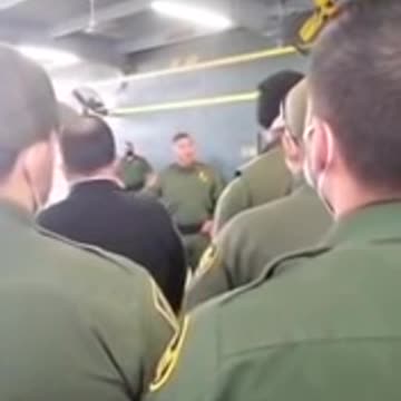 Leaked video shows a tense exchange between Border Patrol chief and agents