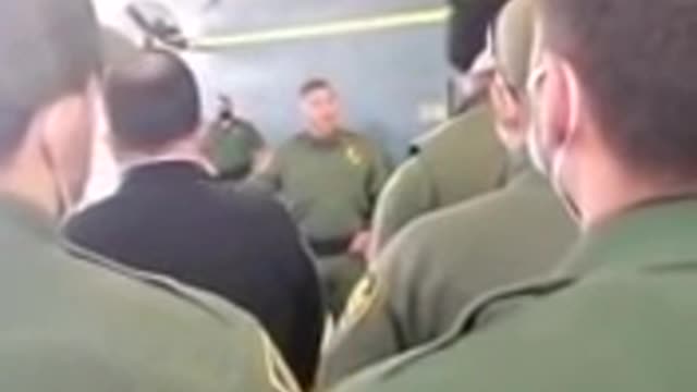 Leaked video shows a tense exchange between Border Patrol chief and agents