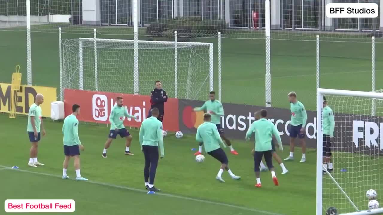 Neymar, Antony & Casemiro World Cup training⚽️🇧🇷|BFF| #brazil #neymarjr #fifa22