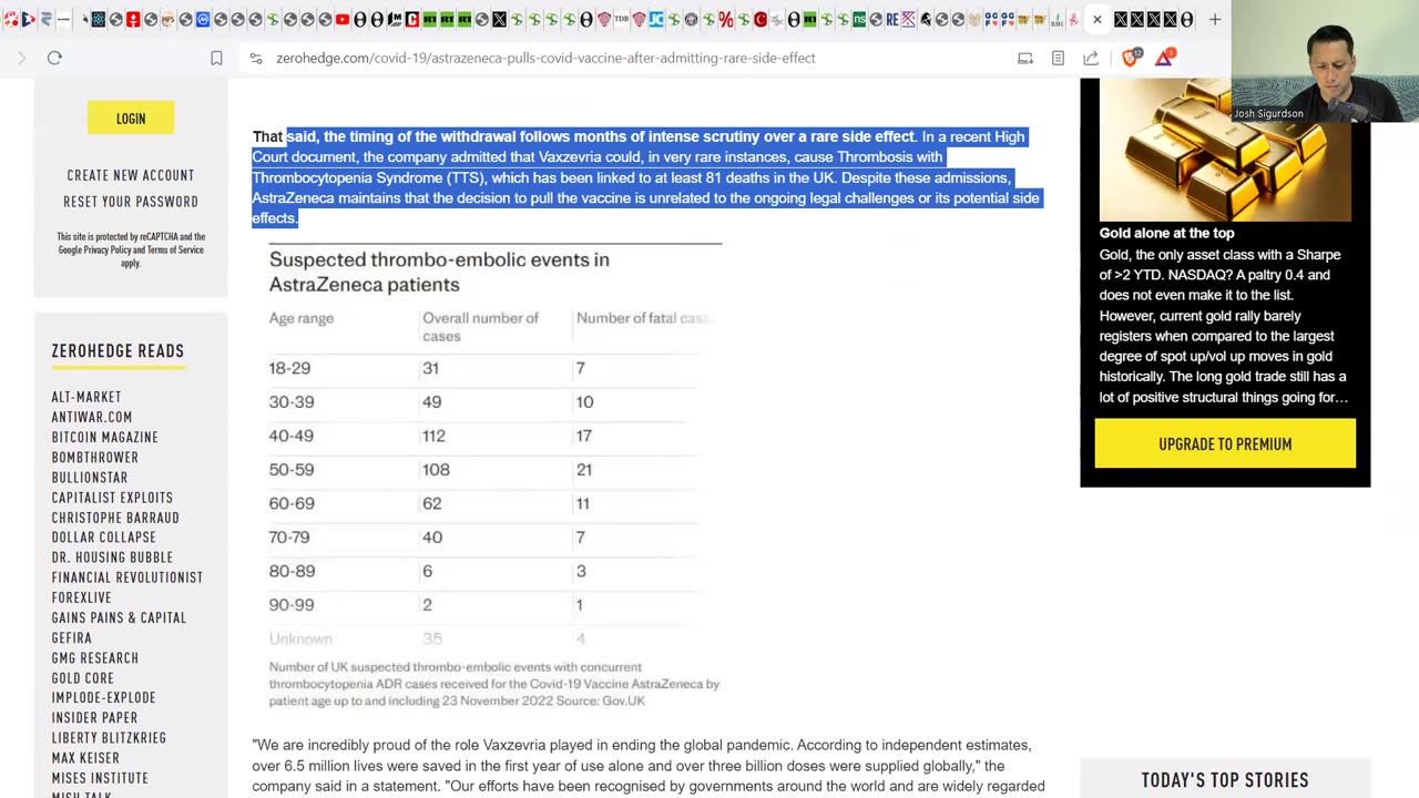 ASTRAZENECA PULLS DEADLY VACCINE! - Admits It's Killing People! - We Were Right Again!