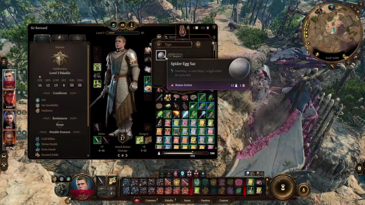 "Who Needs Magic? I Have Himbo-Disney-Princess Powers!" Yes Chad in Baldur's Gate 3