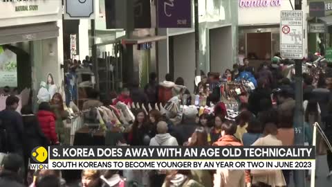 South Koreans will become younger by the summer of 2023 International News English News WION