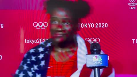 Tamyra Mensah-Stock Gold Medal US Olympian