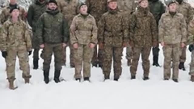 NATO allied countries sing 'Carol of the Bells', a holiday classic composed by Ukrainian