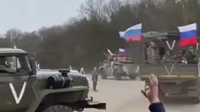 Ukraine War - Russian forces going to the front lines