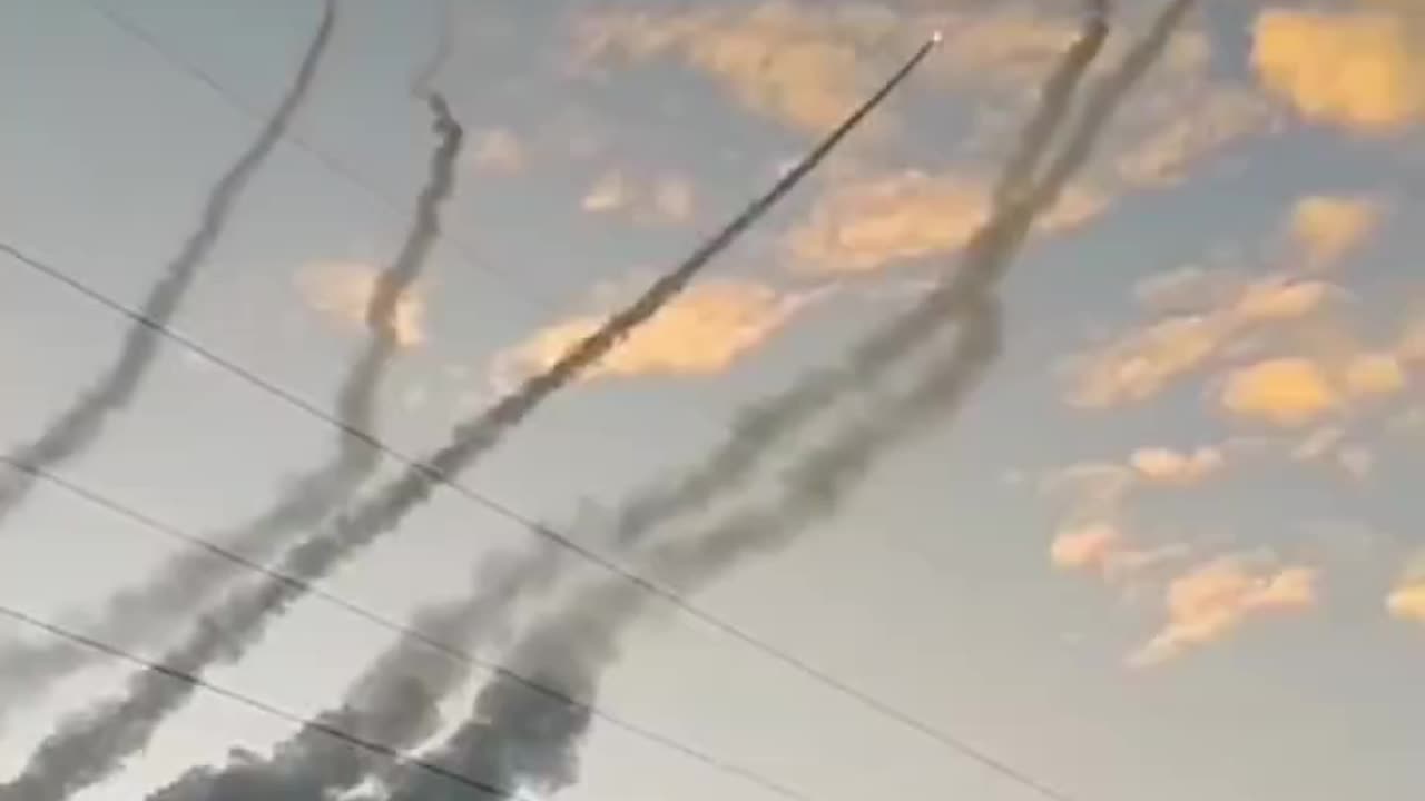 Volley of MLRS HIMARS on Russian invaders