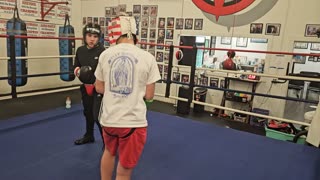 Joey sparring Danny. 12/6/24