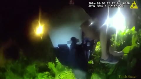 Hillsborough County deputies carry elderly missing woman from swampy woods