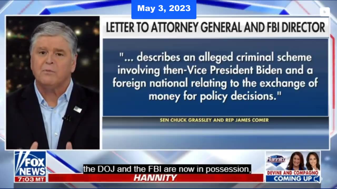 HANNITY: Hunter Biden's Indictment Will Bring Down Joe Biden's Presidency