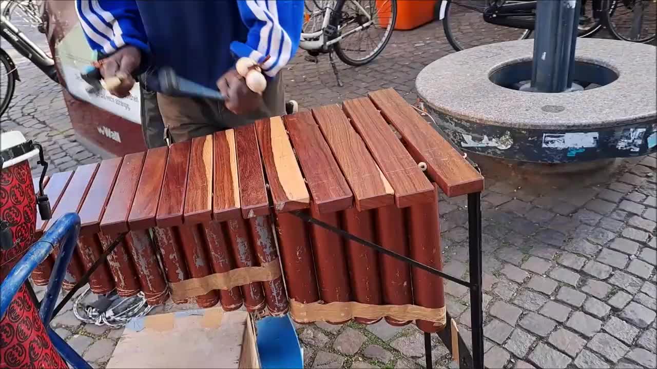 Afrikanische Straßenmusik