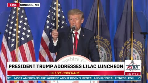 FULL SPEECH: President Trump The New Hampshire Federation of Republican Women Lilac Luncheon