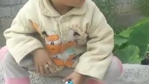 little boy smoking