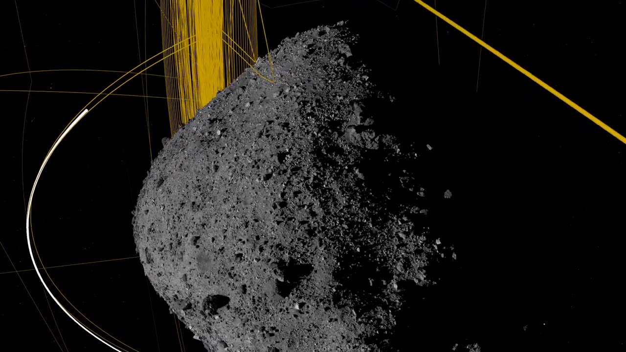 OSIRIS-REx Slings Orbital Web Around Asteroid to Capture Sample _ 4K