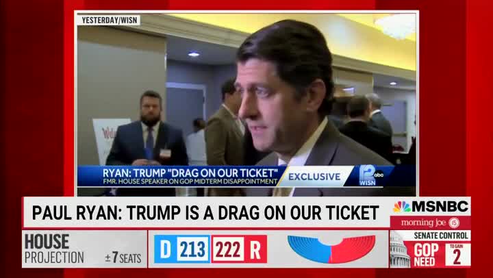 Paul Ryan: Trump is a drag on the GOP