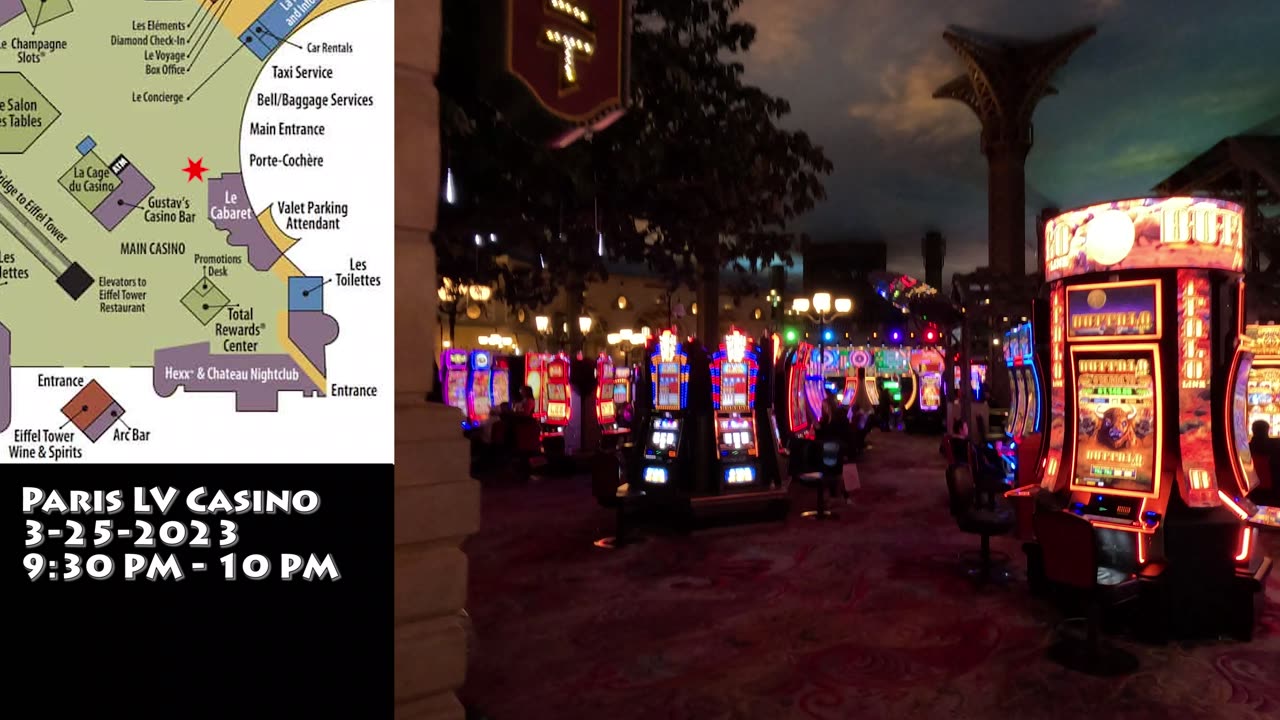 Paris LV Casino Walkthrough - 3-25-2023 w/ Narration
