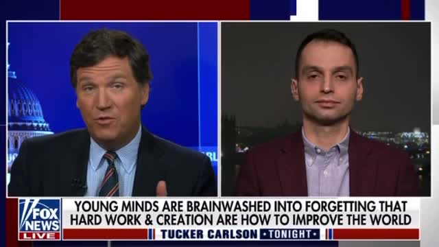 Tucker Carlson Talks To Konstantine Kisin About His Oxford Speech Against Wokeness