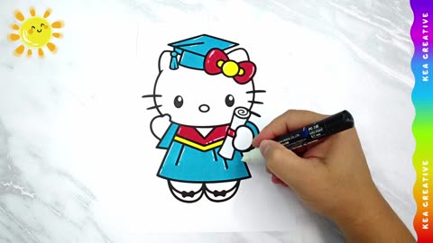 HELLO KITTY Student @KeaCreative2 - Coloring Pages For Childrens. Enjoy!