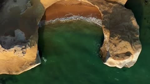 Benod stone beach in Asaluye,Iran