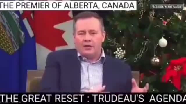 Premier of Alberta Rejects Klaus Schwab's Great Reset