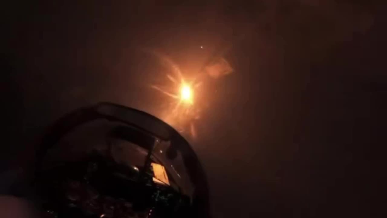 Ukrainian MiG-29's night flight to intercept Russian Geran-2 kamikaze UAVs.