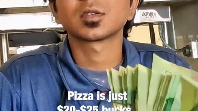 I bought a $1000 slice of pizza 🥺❤️ (Donation L1NK L1VE)