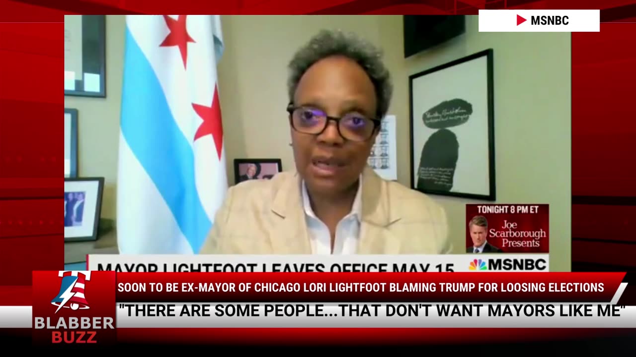 Soon To Be Ex-Mayor of Chicago Lori Lightfoot Blaming Trump For Loosing Elections