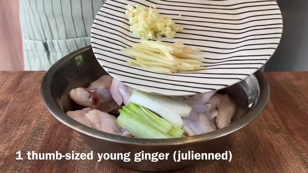 Marinate & Steam! Super Easy Sesame Oil Chicken 香蒸麻油鸡 Chinese Chicken Wing Recipe