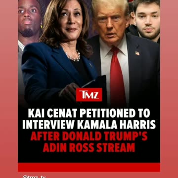 While kai cenat is disappointed at lyinghyenaharris but adin ross happy trump came by 8/11/24
