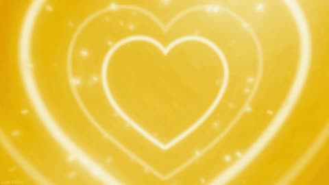 480. Yellow Hearts Tunnel💛Sunny Romantic Heart