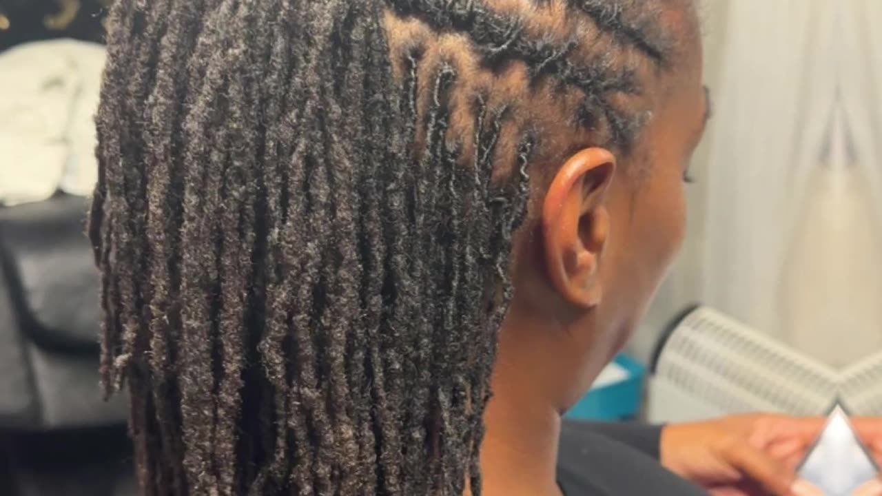 Loc maintenance on small Locs @thehouseofshayaa