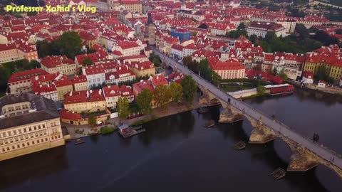 2min tour of Prague, 4K the beautiful capital of Czech Republic