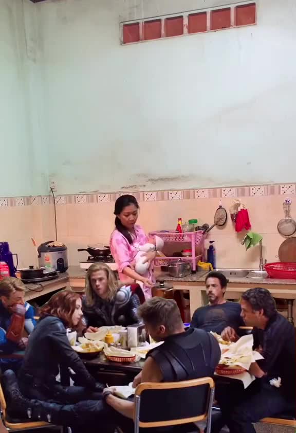 Local Dinner With Avengers