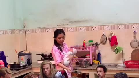 Local Dinner With Avengers