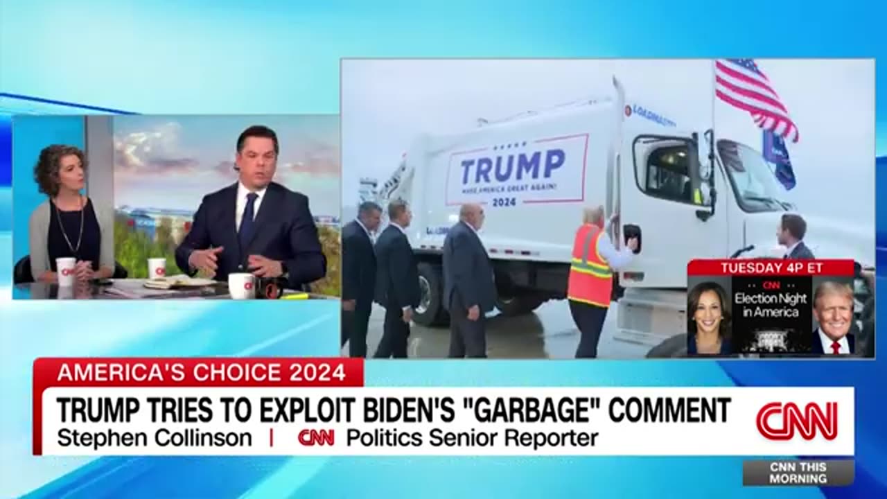 Trump Takes a Ride in a Garbage Truck Amid Biden's Controversial Comments!