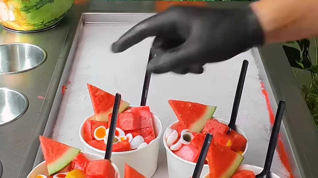 ππice cream rolls street food sweet dreams yummy#shorts