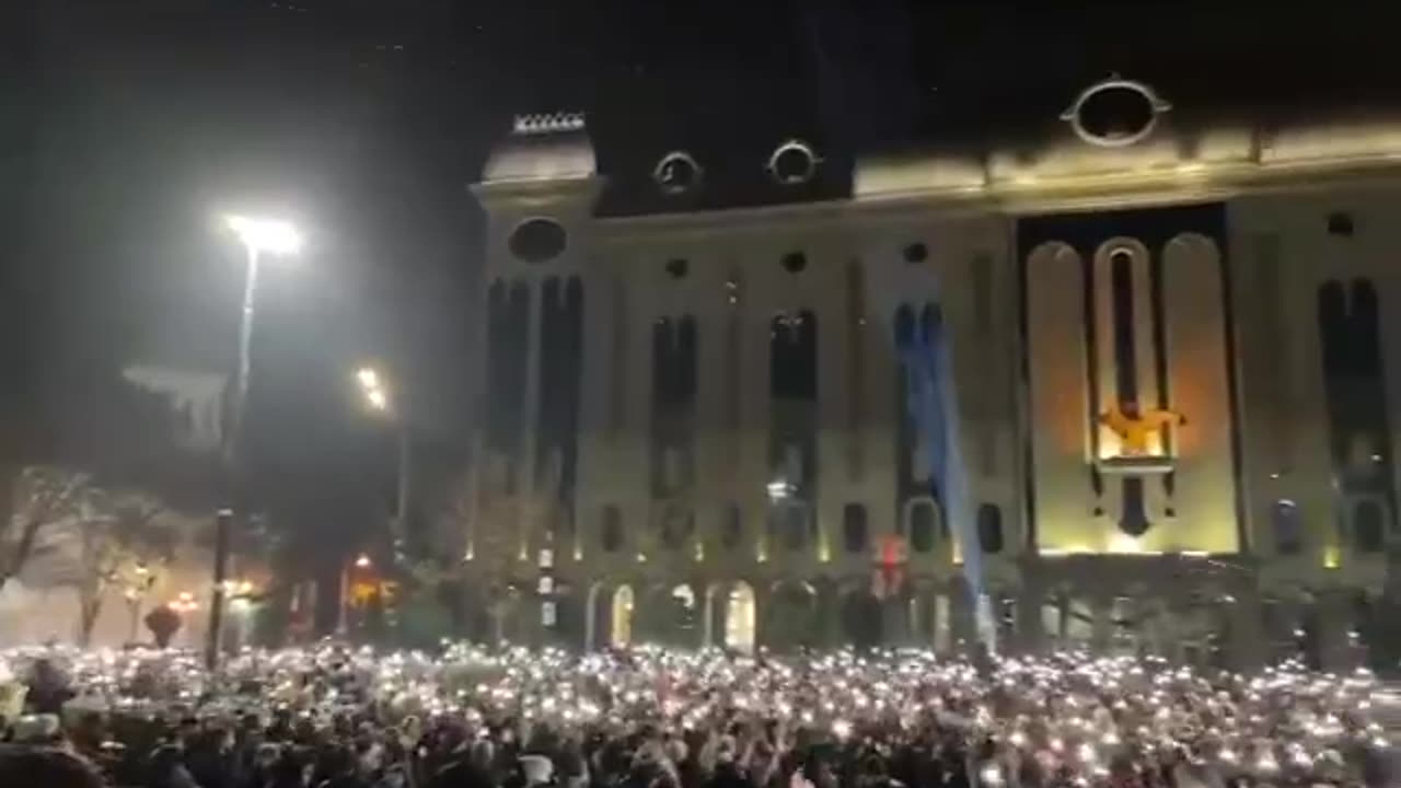 🇬🇪👀 Eighth day of protests in the largest cities of Georgia.