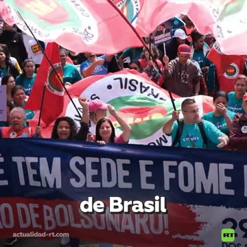 En Brasil, manifestantes exigen el encarcelamiento del expresidente Bolsonaro