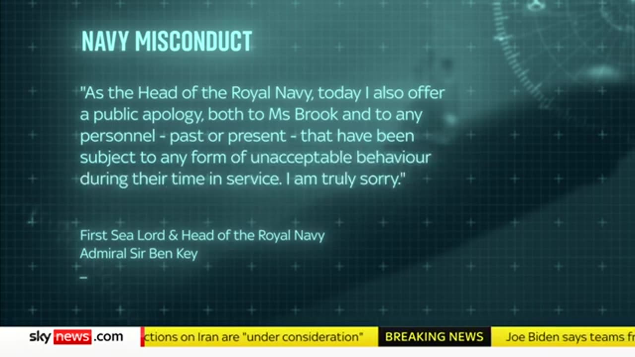 Head of Royal Navy 'truly sorry' after investigation finds evidence of ‘intolerable’ behaviour