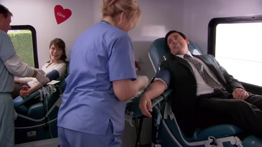 Michael Donates Blood - The Office US