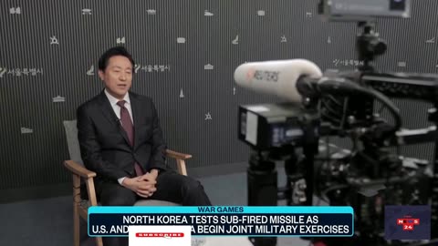 North Korea tests sub-fired missile amid U.S.-South Korea joint military exercises