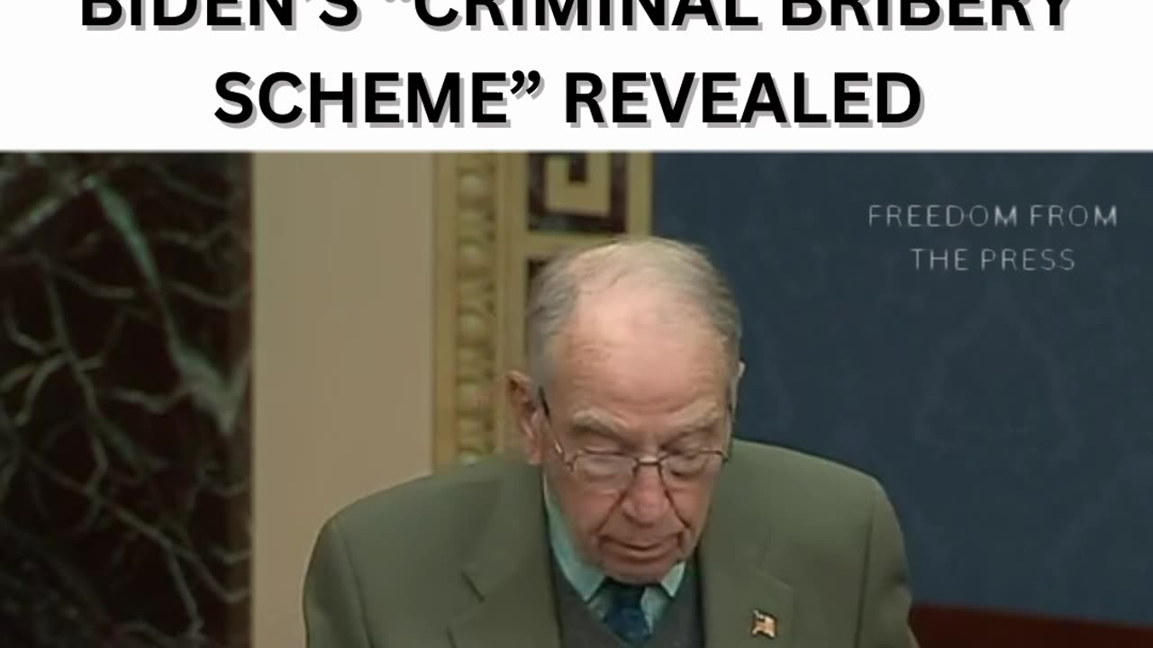 Senate Floor Gets Turned Upside Down As Evidence Of "Biden's Criminal Scheme" Revealed